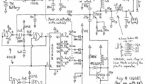radio control car circuit diagram