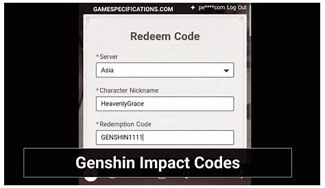Genshin Impact Codes - Redeem Your Free Items And Gems Instantly - Game
