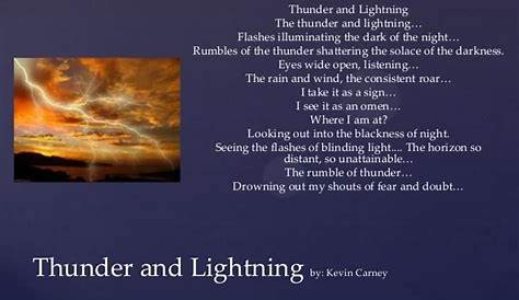 Thunderstorm Poems
