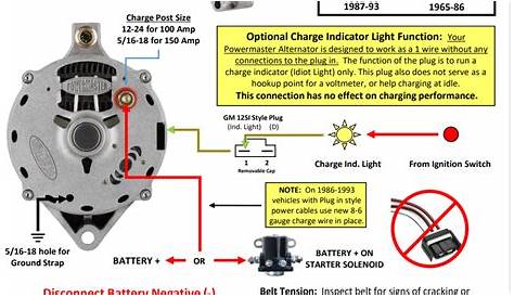 Ford 1 Wire Alternator Wiring Diagram - Wiring Diagram