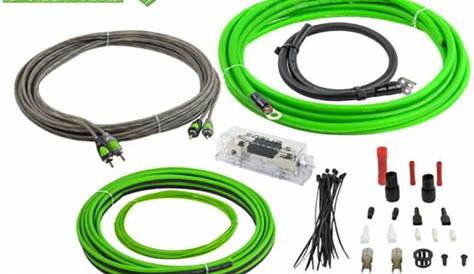 Atrend Surge F-0 Flo Series 5000W Awg Amplifier Wiring Kit for sale