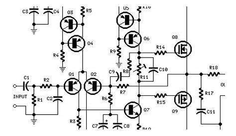 25 Watt Audio Amplifier Circuits Diagram