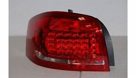 Set Of Rear Tail Lights Cardna Audi A3 09-11, Led Red - Bimar Tuning