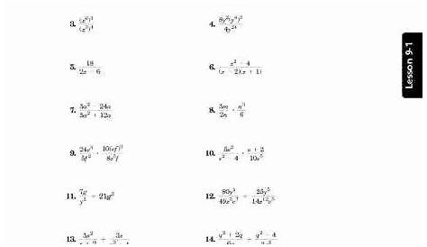 rational expressions worksheets with answers and solutions