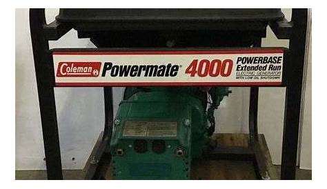 Coleman Powermate 4000 Manual