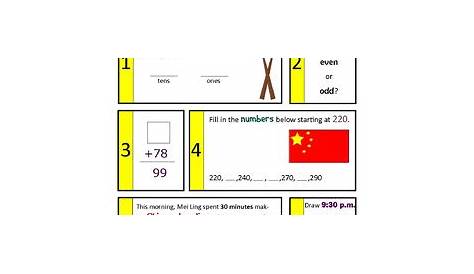 Chinese New Year Literacy and Math Activities (2nd Grade Common Core)
