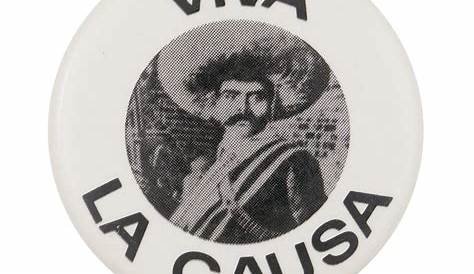 Viva La Causa Emiliano Zapata | Busy Beaver Button Museum