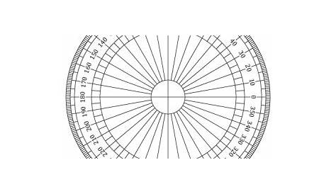 Printable Protractors