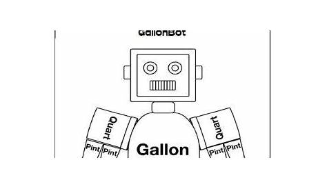 gallon man worksheet