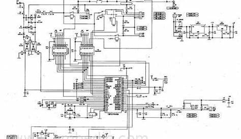 Air conditioner electrical schematic diagram (using TMP87PH46N chip