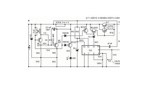 This is the circuit diagram of 0-60V / 0-2A variable power supply. Of