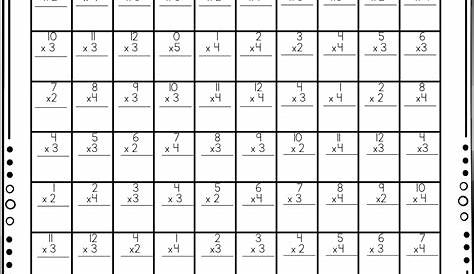 multiplication practice worksheet 4th grade