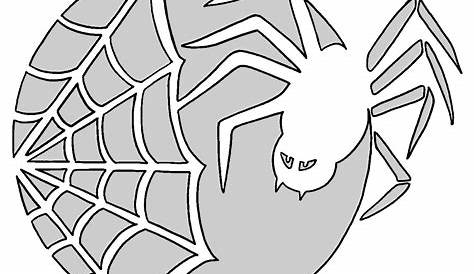 spider web template printable