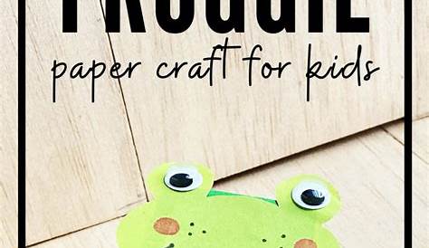 Frog Craft for Kids with Free Printable Template