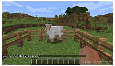 Summon a sheep in Minecraft (game commands and cheats) | Summoning