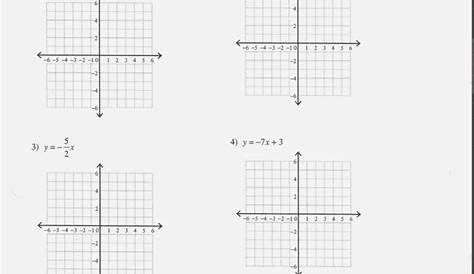 graphing equations worksheet 5th grade