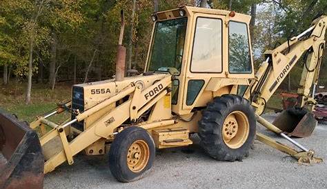 TractorData.com Ford 555A backhoe-loader tractor photos information