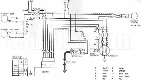 honda xr200 electrical wiring diagram