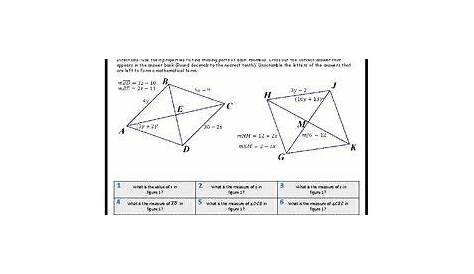 Scrambled Math: Rhombus Properties | Math, Secondary math classroom
