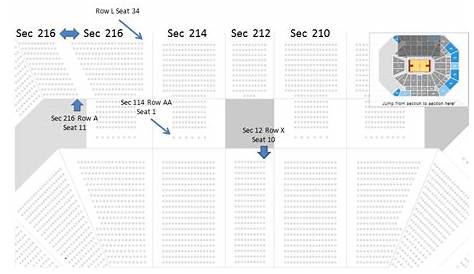 grand garden arena seating chart