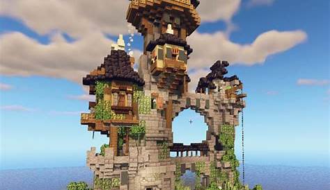 An old Wizard Tower (my first creative free-build) : Minecraftbuilds