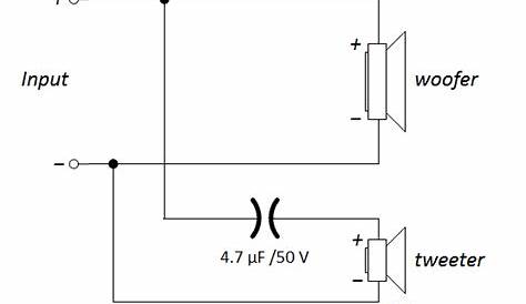 Simple Speaker Crossover Circuit Diagram