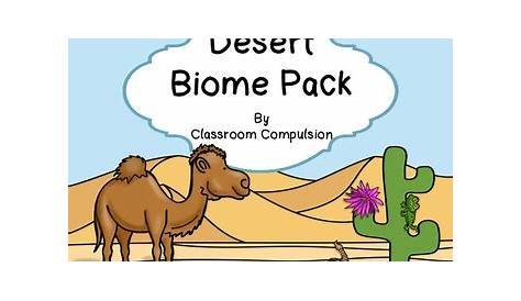 Desert Biome Habitat Science Pack (Worksheets, Vocabulary, Chart