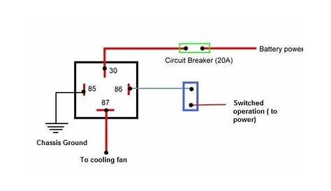 switch relay wiring diagram