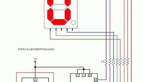 4026 decade counter circuit diagram