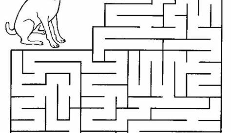 printable mazes for 4 year olds pdf