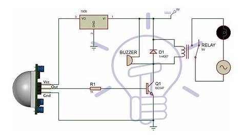 human presence detector circuit diagram