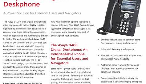 avaya d160 user guide