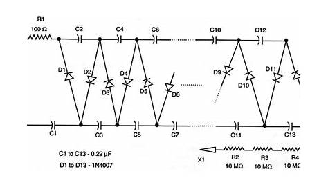 diy ionizer circuit diagram