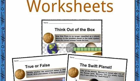 Mercury Facts & Worksheets for Kids | Discovery, Features, Position