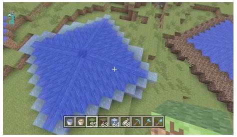 how far does water flow in minecraft
