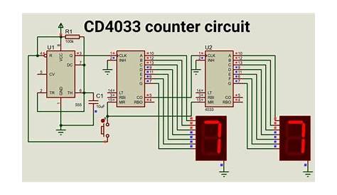 cd4017 decade counter ic