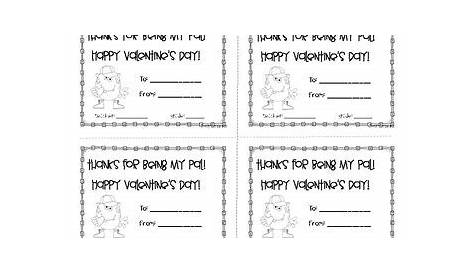 Valentine's Day Candy-Gram Printables by Miss Zees Activities | TpT