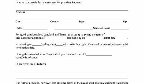 free renewal lease template