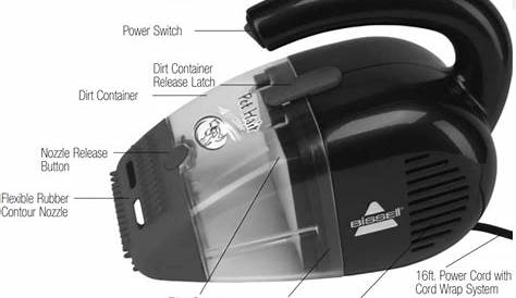 Bissell 33A1 Series Pet Hair Eraser Corded Hand Vacuum User's Guide