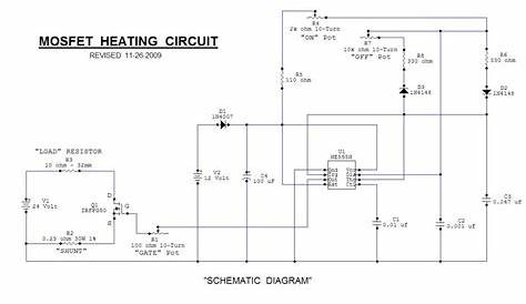 heatbed mosfet circuit diagram