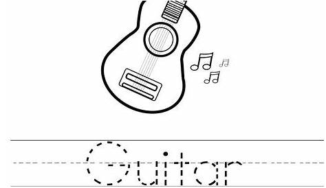 guitar worksheets