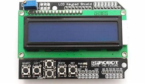 Buy online Alphanumeric LCD Keypad Shield for Arduino from DNA