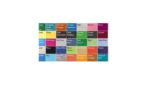 View 10 Gildan T Shirts Color Chart - pic-zit