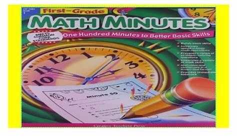 1st-Grade Math Minutes ((Read_EPUB))^^@@