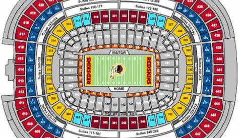 FedExField, Landover MD - Seating Chart View