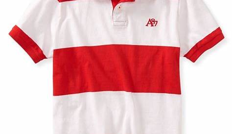 Aeropostale Mens A87 Stripe Rugby Polo Shirt 629 Xs | Walmart Canada