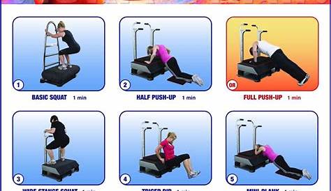 vibration machine exercises - Google Search | Vibration plate exercises