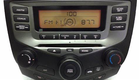 radio for a 2005 honda accord