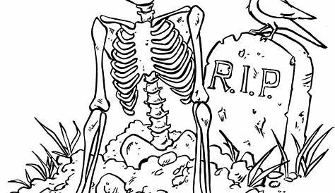 printable spooky coloring pages
