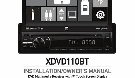 DUAL XDVD110BT INSTALLATION & OWNER'S MANUAL Pdf Download | ManualsLib